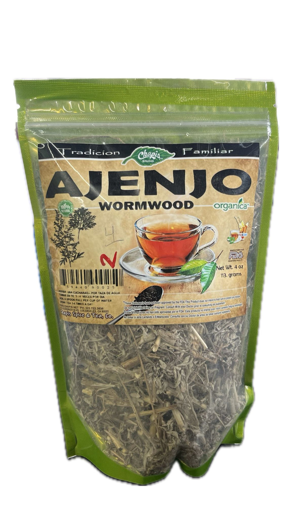 Chapis Ajenjo  4 oz