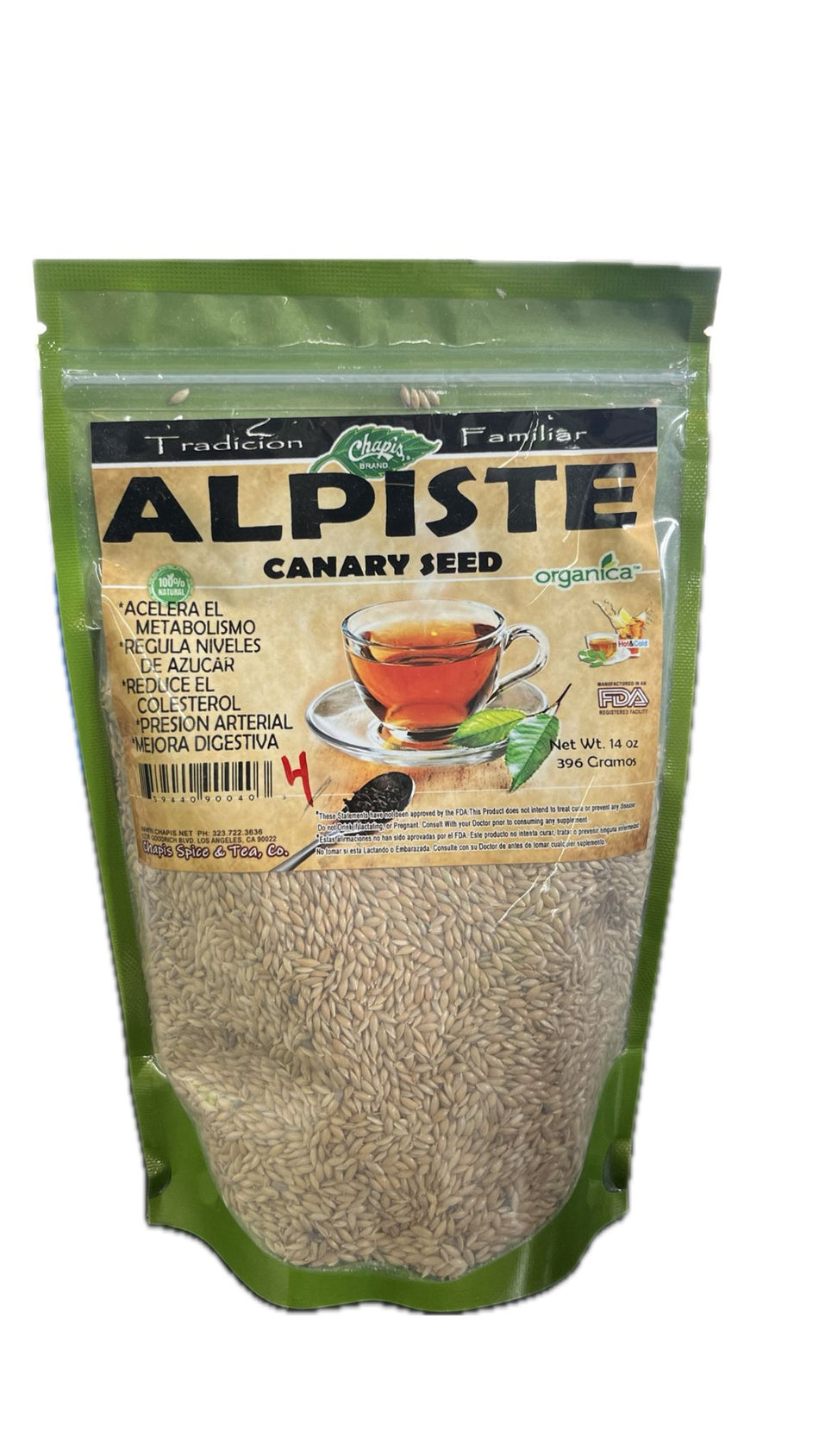Chapis Alpiste 14 oz