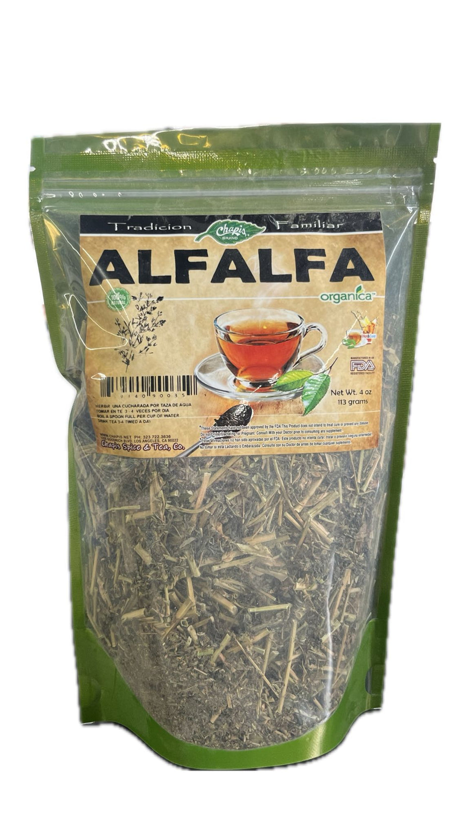 Chapis Alfalfa 4 oz