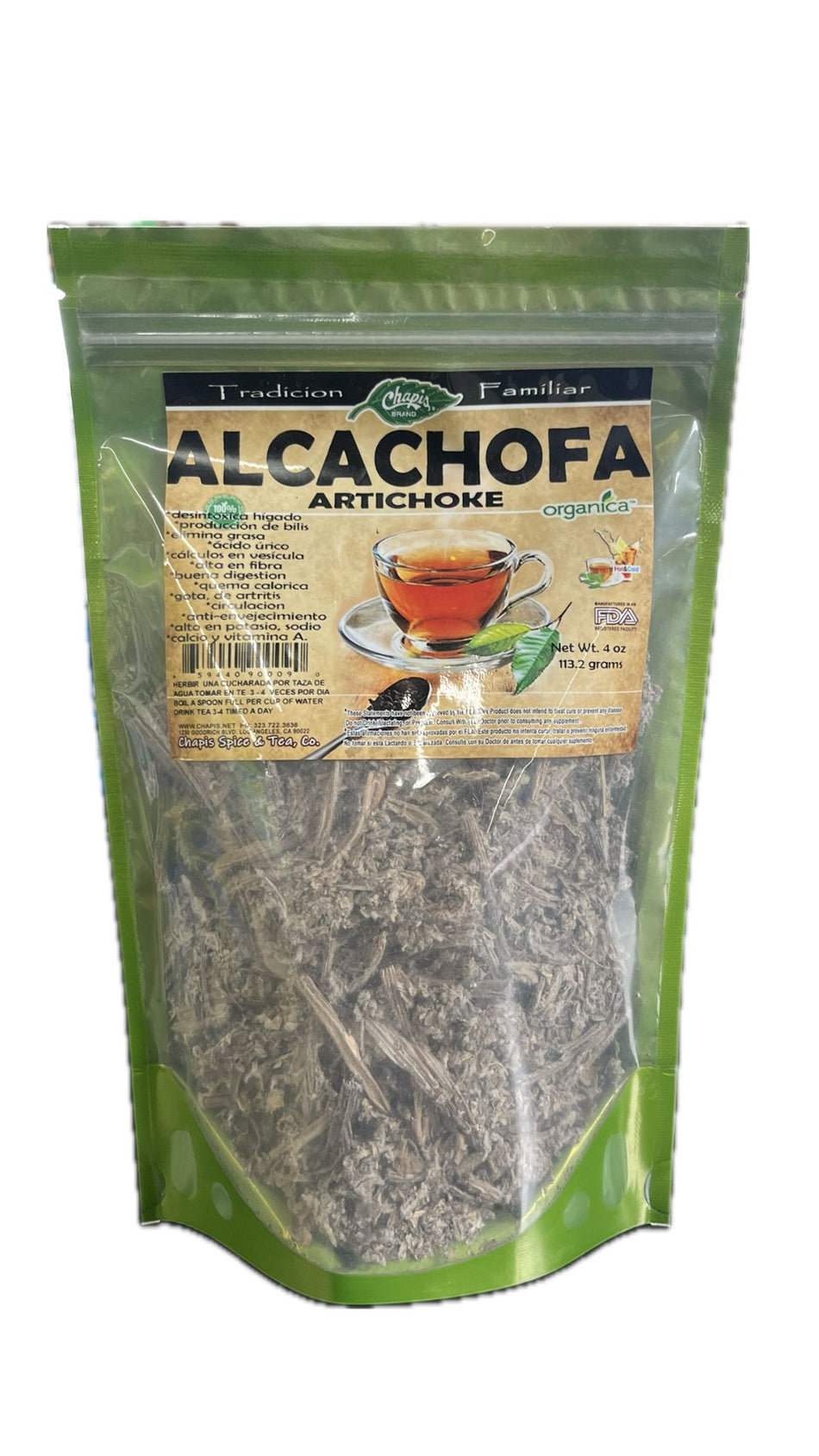 Chapis Alcachofa 4 oz