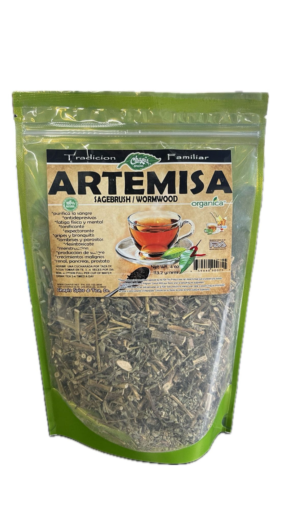 Chapis Artemisa 4 oz