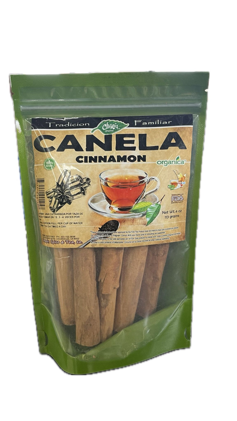 Chapis Canela 4 oz