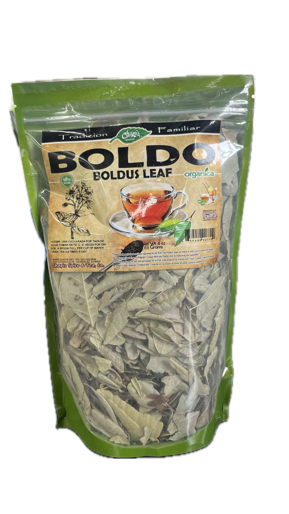 Chapis Boldo 4 oz