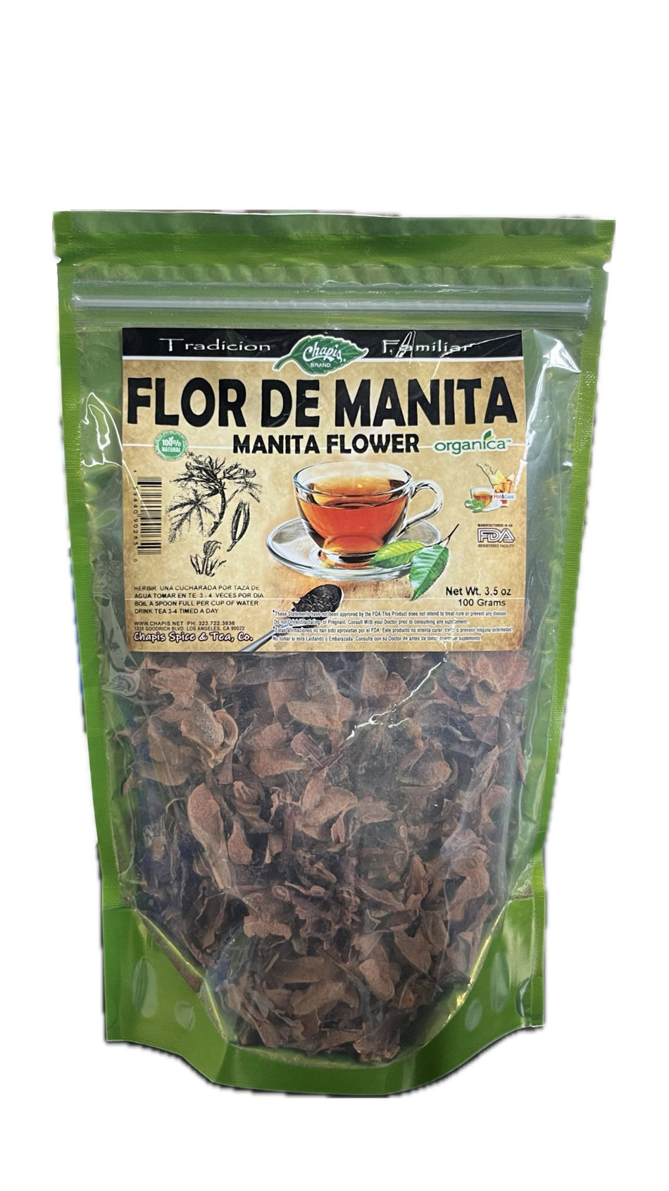 Chapis Flor De Manita 3.5 oz