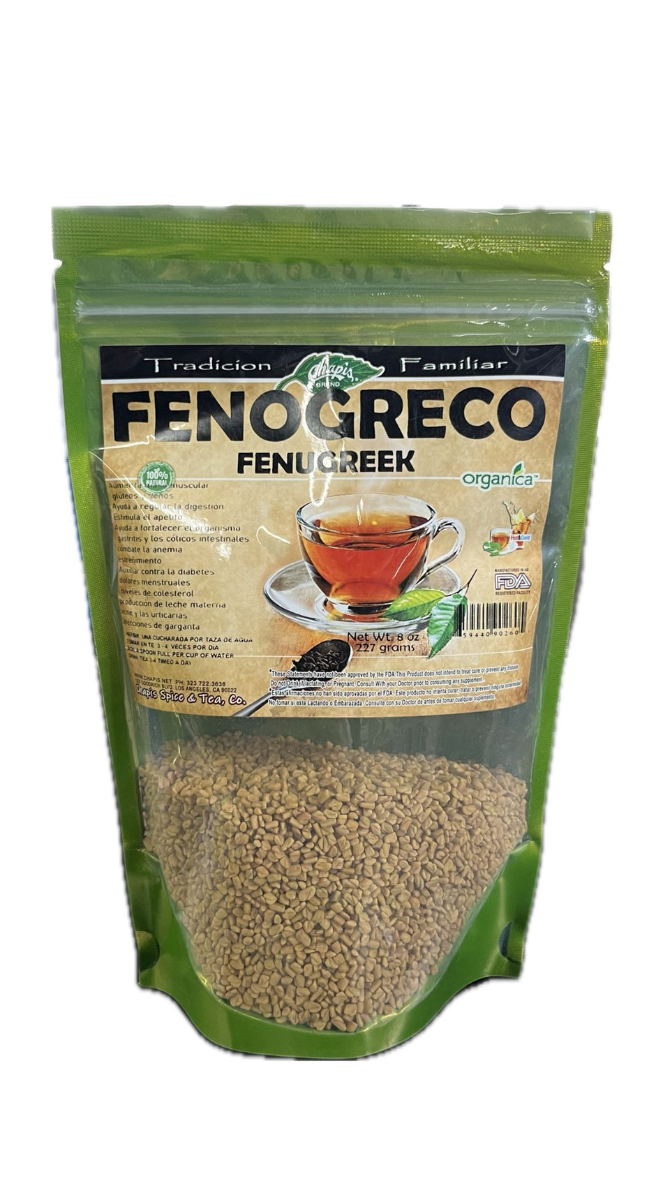 Chapis Fenogreco 8 oz