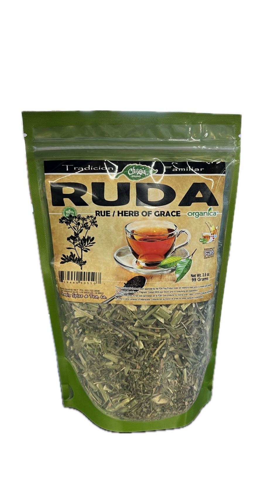 Chapis Ruda 3.6 oz