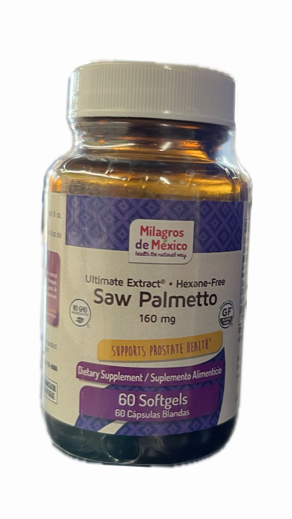 MDM Saw Palmetto 160mg 60 Softgels