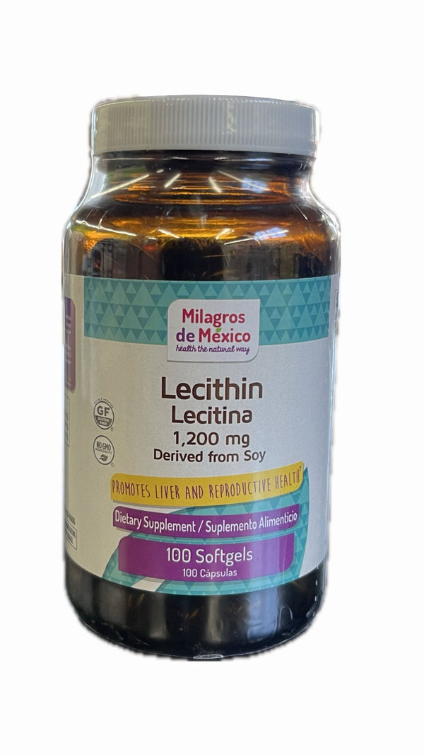 MDM Lecitina 1200mg 100 Softgels