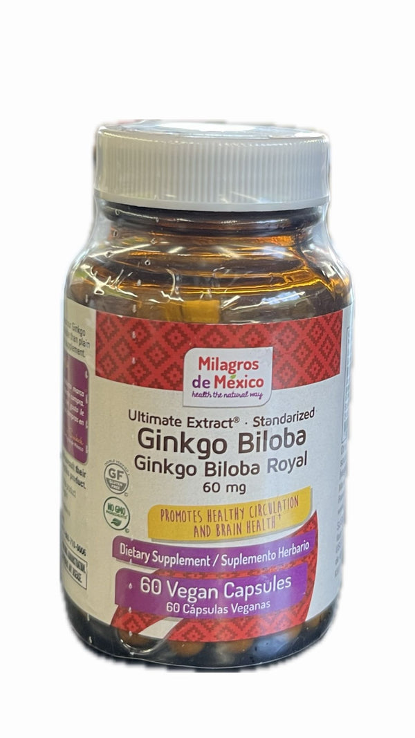 MDM Ginkgo Biloba Royal 60 mg 60 Capsulas