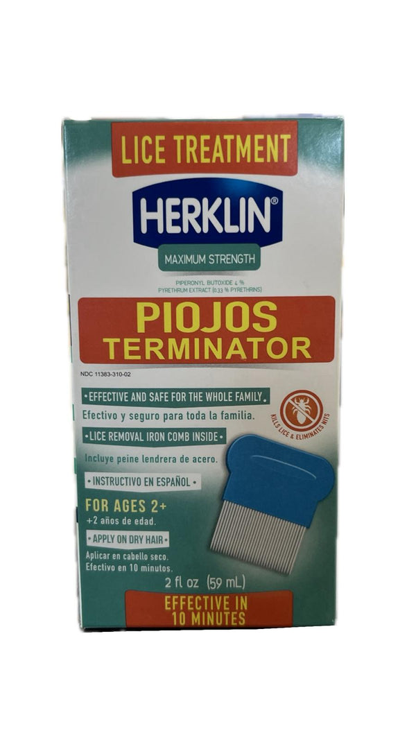 Herklin Piojos Terminator 2 oz
