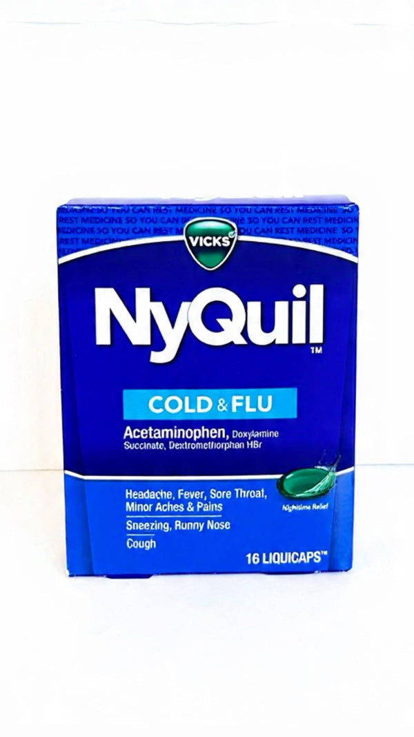 Vicks Nyquil Cold And Flu 16 Liquicaps