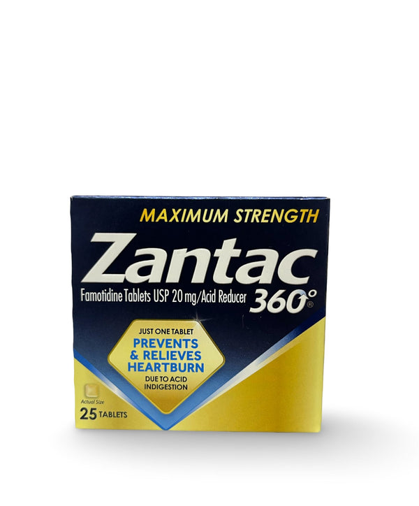 Zantac Maximum Strength 25 Tabletas