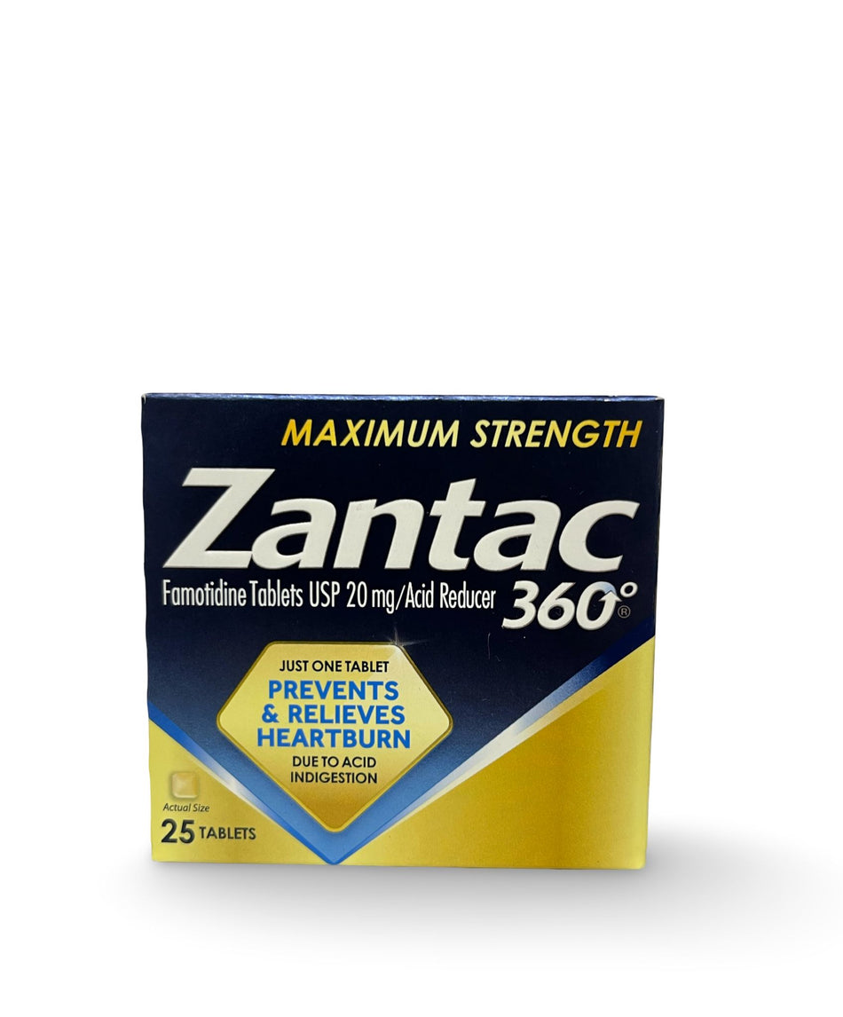 Zantac Maximum Strength 25 Tabletas