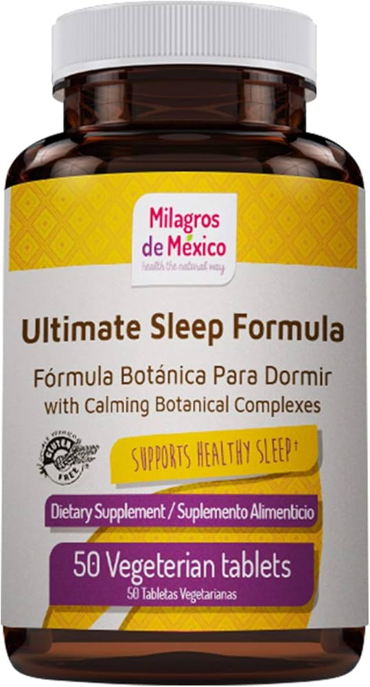 Milagros de Mexico Formula Optima para Dormir, 50 Capsulas