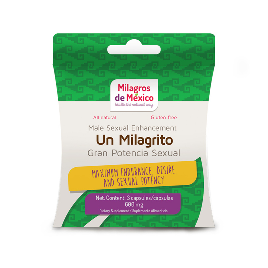 Milagros de Mexico Un Milagrito, 3 Cápsulas