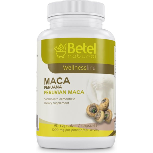 Maca Peruana Natural BETEL 90 Cápsulas