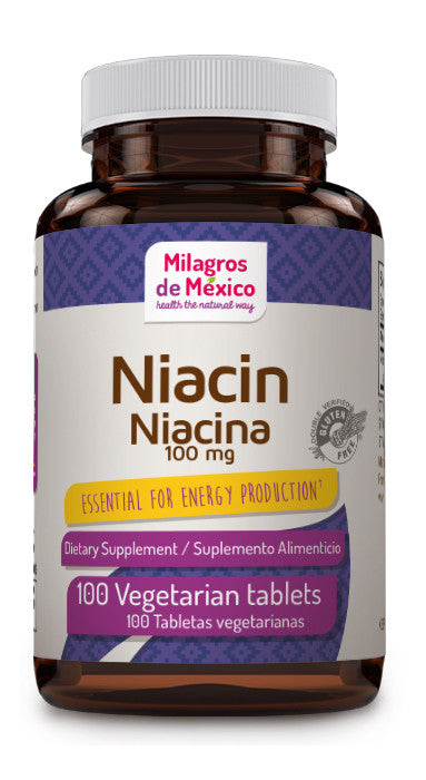 Milagros de Mexico Niacina, 100 Tabletas